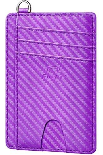 FurArt Slim Minimalist Wallet, Front Pocket Wallets, RFID Blocking, Credit Card Holder