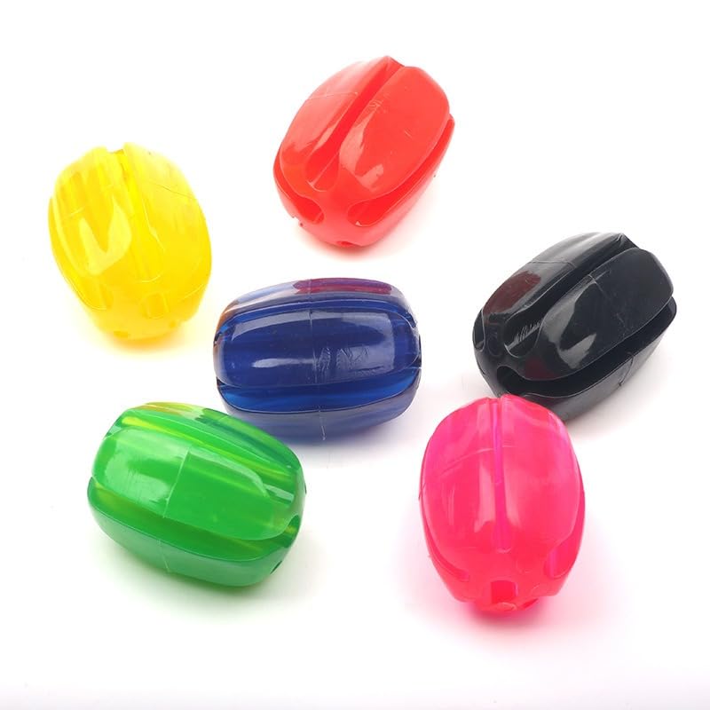 6 piezas bolas para detener caña de pescar silicona miniatura 1