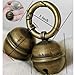 Chyobo Dog Bells for Pet Tracking, 4 Extra Loud Dog and Cat Bells for Collar,Copper Bells with Quick Clips