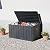Domi Outdoor Deck Box 100 Gallon, Waterproof Lockable Steel Outdoor Storage Container for Outside Cushions, Garden Tools and Pools Equipment (Gray)