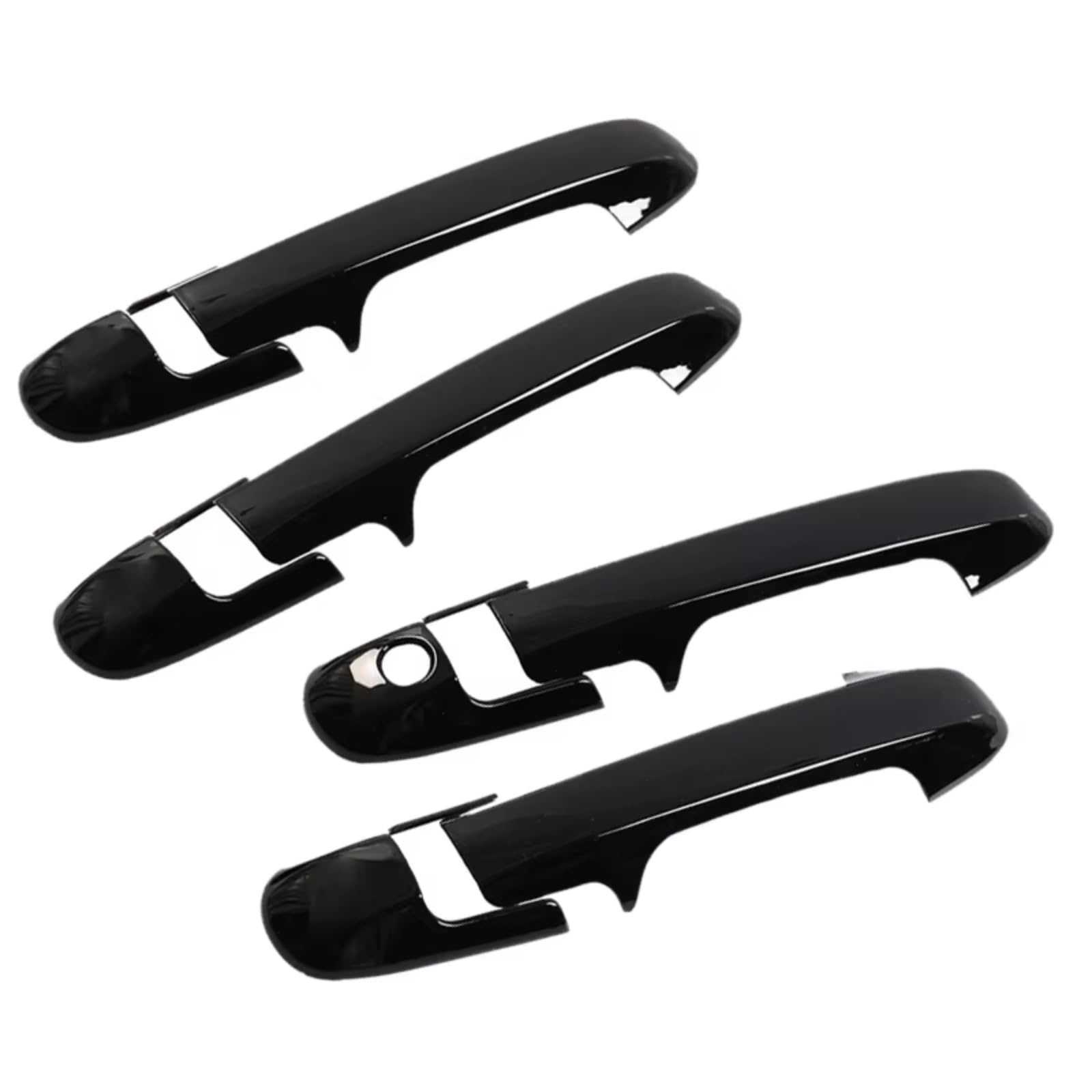 Dspolimv One Color Outer Door Handle Cap Compatible With Accord 2003 2004 2005 2006 2007 Sedan Black Door Handle Cover Trim Abs Car Parts Accessories Replacement