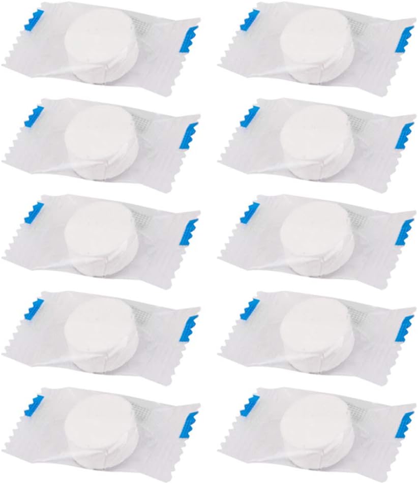 Uonlytech 100pcs Mini Compressed Towels Disposable Non-woven Tissue Towel for Travel Camping Salon