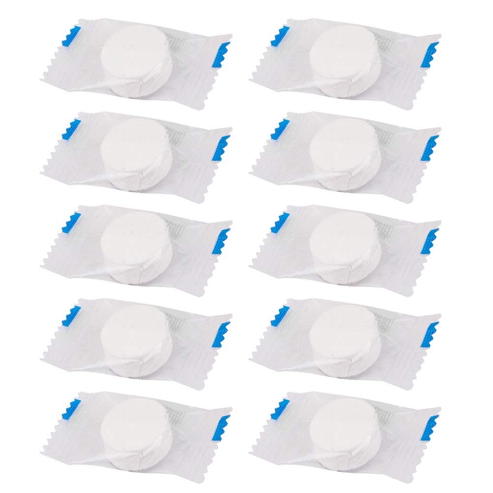 Uonlytech 100pcs Mini Compressed Towels Disposable Non-woven Tissue Towel for Travel Camping Salon