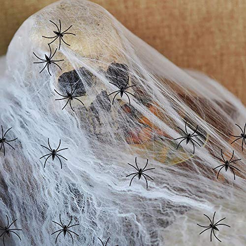 90Shine 90SHINE-FAKE WEB 1100 Sqft Fake Spider Web Cobweb Halloween Party Outdoor Decorations Supplies thumb #1