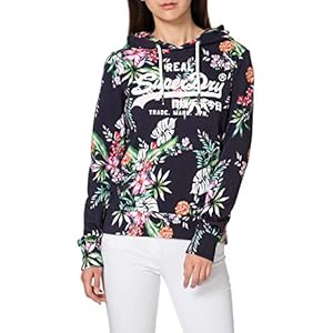 Superdry Vl Aop Ub Hood dames Sweatshirt met capuchon