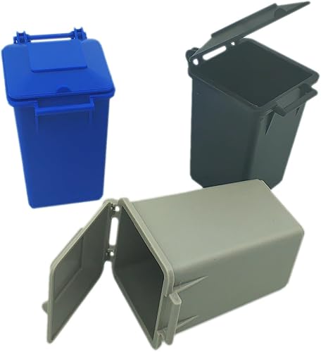 AITING Mini cubo de basura vehículo juguete conjunto - Niños simulan jugar reciclaje ABS camión conjunto