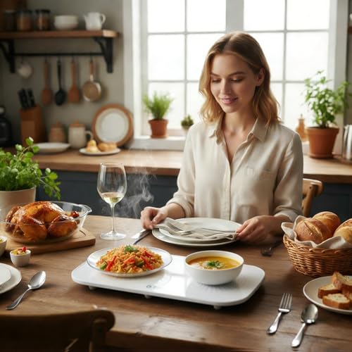 Chauffe-assiettes buffet électrique pliable pour service traiteur - 3