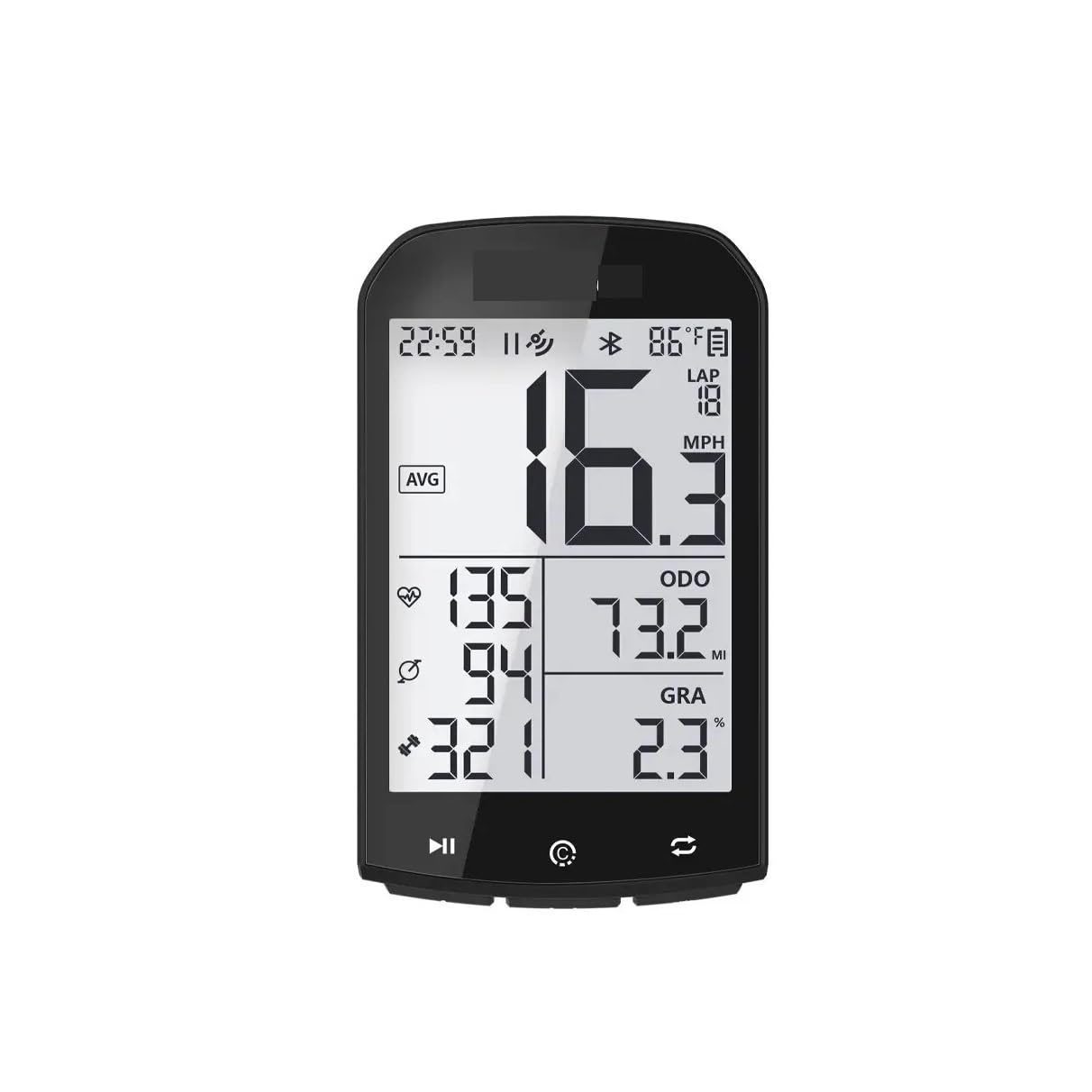 Komputer rowerowy GPS Bezprzewodowy wodoodporny prędkościomierz M1 Bluetooth5.0 Akcesoria rowerowe do jazdy na rowerze