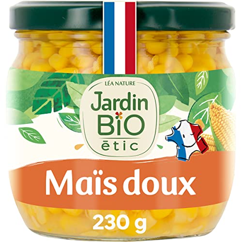 Bio-Etic - Juego de 3 piezas de maíz crujiente para jardín (330 g)