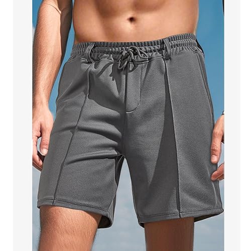 Shorts deportivos básicos elásticos para hombre miniatura 2