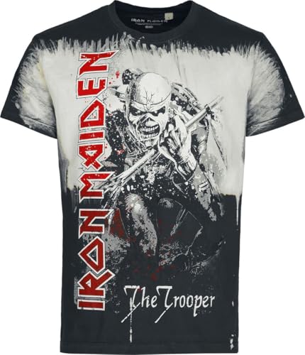 Iron Maiden The Trooper Männer T-Shirt schwarz/weiß XL 100% Baumwolle Band-Merch Bands