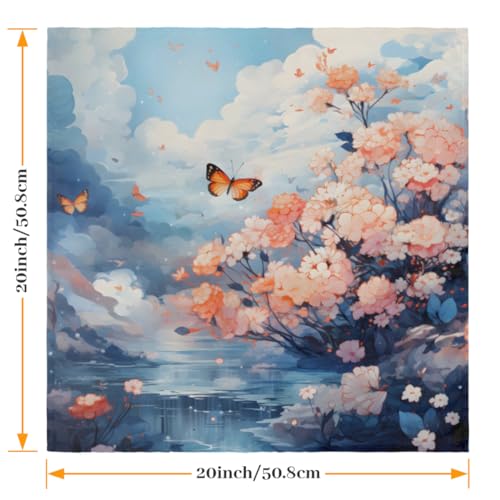 Servilletas de Tela Butterfly Set 6 Multicolor 50.5x50.5 cm miniatura 2