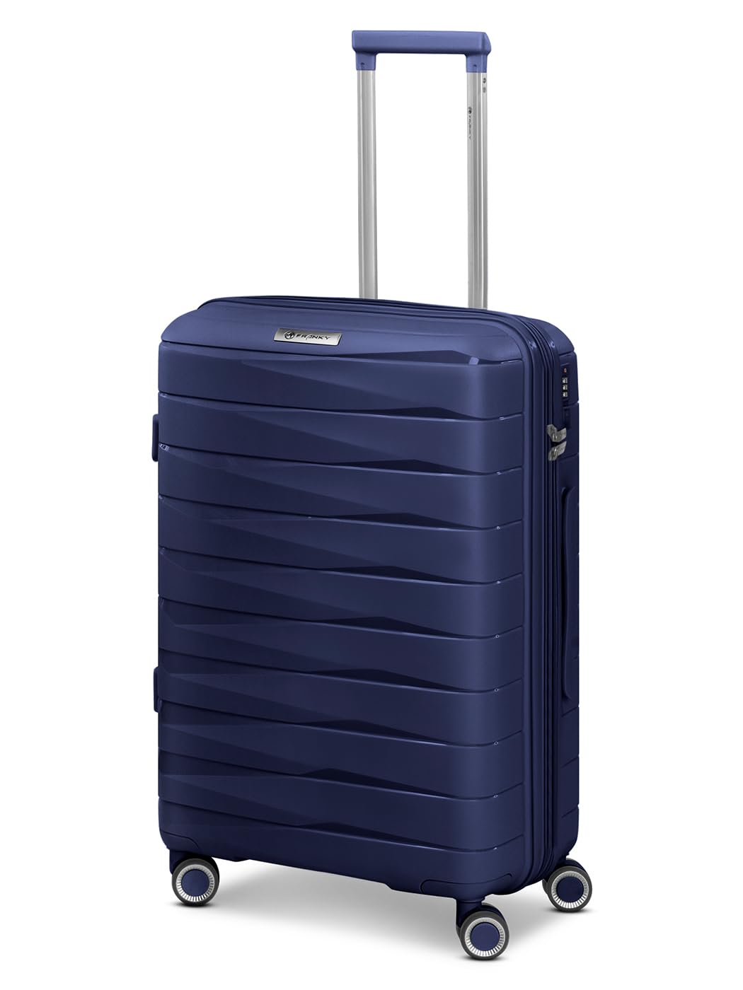Franky Koffer-Set 3-teilig für Damen und Herren | Reise-Trolleys 49 x 28 x 74 cm aus hochwertigem, leichtem Polypropylen Material | Erweiterbar & TSA-Schloss | London Serie