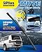 5 PLUS® 13 Inch Rear Wiper Blade Replacement For BMW X3 2011-2017/Volkswagen Tiguan 2009-2017 Jetta 09-14/Volvo XC90 2016-2024 XC60 2018-2024 Rear Windshield Wiper OEM Quality