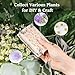 Aboofx Mini Flower Press Kit, Pocket Flower Press Kit for Pressing Plants, Leaves, Herbs, Micro Flowers Pressing Outdoor for The Beginners, Arts Craft Lovers, Classroom, Traveling, 2.5 x 4 Inch