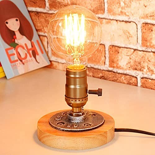 Lampe de table rétro industrielle avec variateur pour bureau et lecture - 5