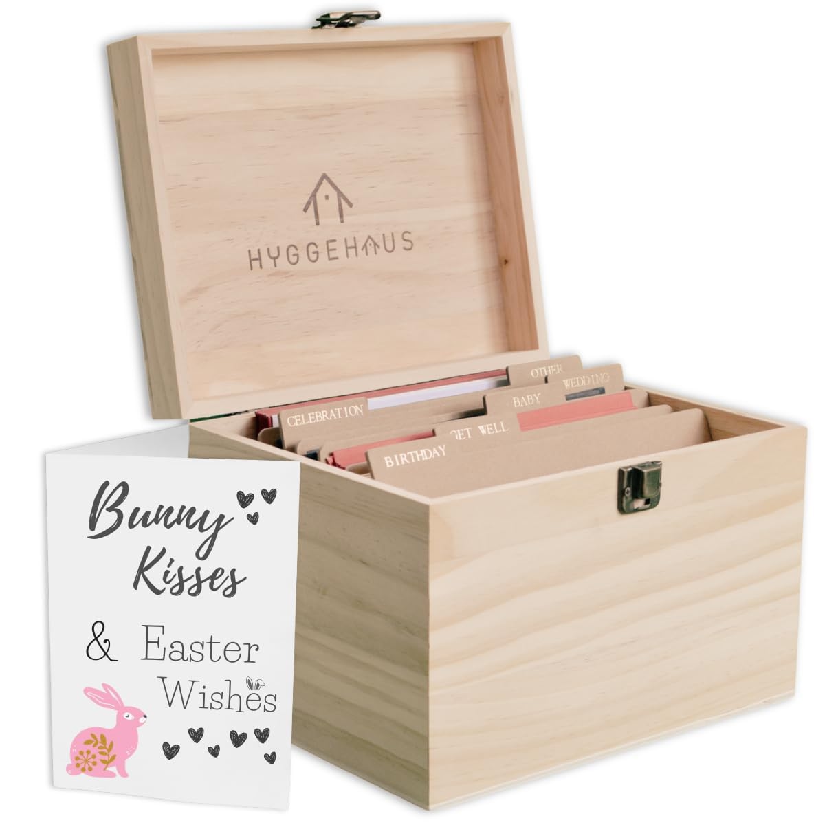 Amazon.com: HYGGEHAUS Greeting Card Organizer Box with Dividers