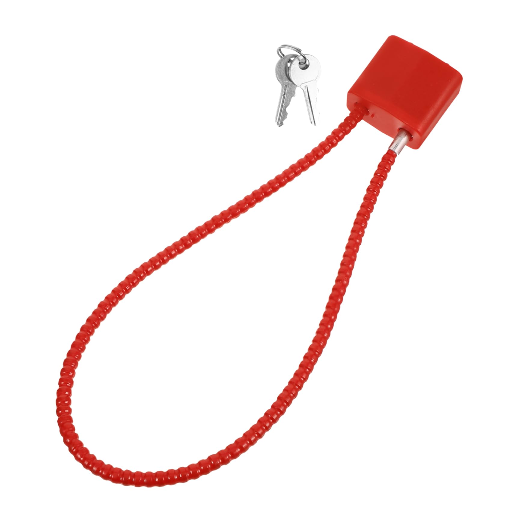 WOONEKY Lucchetto A Cavo Di Sicurezza Ad Alta Sicurezza Da 4 Pezzi Per Cancello Di Guardaroba Snowboard Kayak Valigie Bagagli Con Chiave in Acciaio Resistente