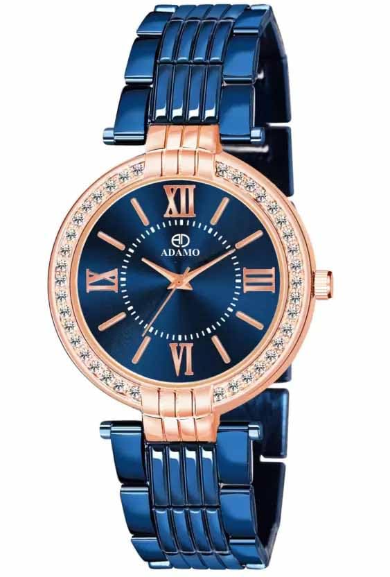 ADAMO Designer Blue Dial Womens & Girls Watch 864KBM05 (B09H7GLSZC) Amazon Price History, Amazon Price Tracker