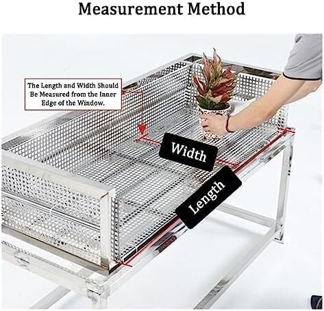 Stainless Steel Perforated Plate,304 Stainless Steel Perforated Sheet Metal Panel, Round Hole Design for Balcony Fence, Durable & Weather-Resistant, 40x100cm Perforated Metal Plate
