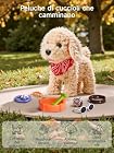 Foto di TUMAMA Peluche Cane Giocattolo che Cammina e Abbaia, Cagnolino che Abbaia e Cammina, Cagnolino Interattivo per Bambini con Guinzaglio, Elettronico Cane Robot Pets Alive per 3 4 5 6+ Anni Regali