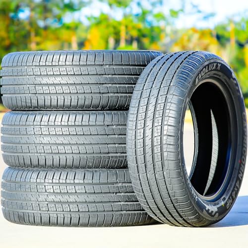 Set of 4 (FOUR) Evoluxx Capricorn 4X4 HP All-Season Truck/SUV Performance Radial Tires-235/55R18 235/55/18 235/55-18 104V Load Range XL 4-Ply BSW Black Side Wall UTQG 480AA