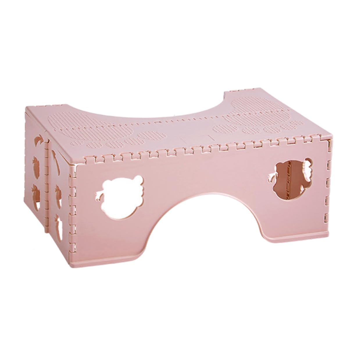 Didiseaon Riser Seat Folding Stool for Adults Non-Slip Comfortable Portable for Bathroom Toilet Stool