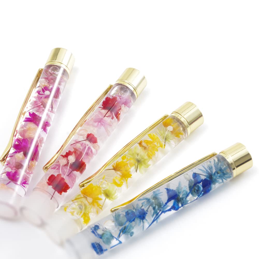 Amazon | MokuMoku ハーバリウムボールペン 完成品 替え芯 ペンケース