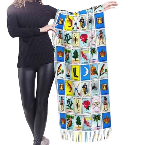 Cartoon Doodle Dogs Lover Women'S Scarf Fashion Long Blanket Scarf Winter Scarf Shawl Wrap With Tassel 77'' X 27''2