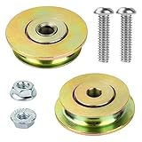 Sxkxm Flange Track Bearing Kit Compatible with Tapco pro & max Siding Brake Cut-Off Repair Parts for Tapco Break Accessories Replacement 12334 Rollers, 12364 Screws, 10094 Lock Nuts, Sets