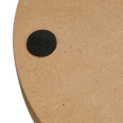 Relaxdays Intelligenzspielzeug für Hunde, Leckerli verstecken, interaktives Hundespielzeug Intelligenz, MDF, natur/blau, 1 Stück