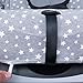 JYOKO Kids Cover Liner | Compatible with Graco 4Ever DLX 4-in-1 Car Seat | Soft, Breathable & Improved Design | Protects & Extends Seat Life | Easy to Install & Washable (White Star)