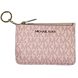 Michael Kors Jet Set Travel Small Top Zip Coin Pouch ID Card Case Wallet (Ballet Pink 2020)