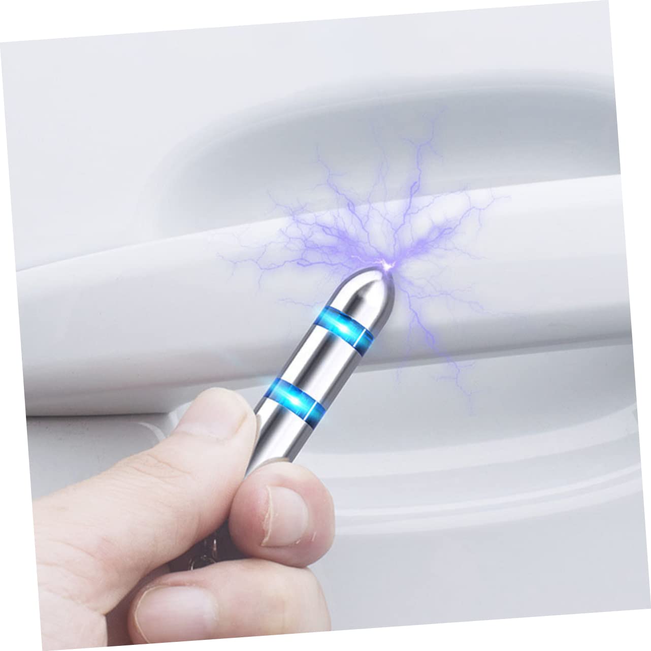 Amosfun 5 Piezas Descargador de Electricidad Estática Portátil para Automóvil Llaverito Antiestático Herramienta de Protección Electroestática Diseño Elegante y la Electricidad Estática de