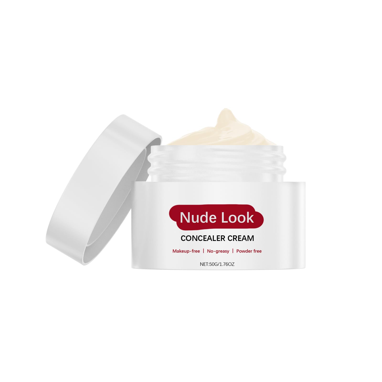 50g Nourishing Concealer Cream - Lightweight Hydrating Formula Covers Dark Spots Fine Lines Evens Skin Tone Vegan Cruelty-Free