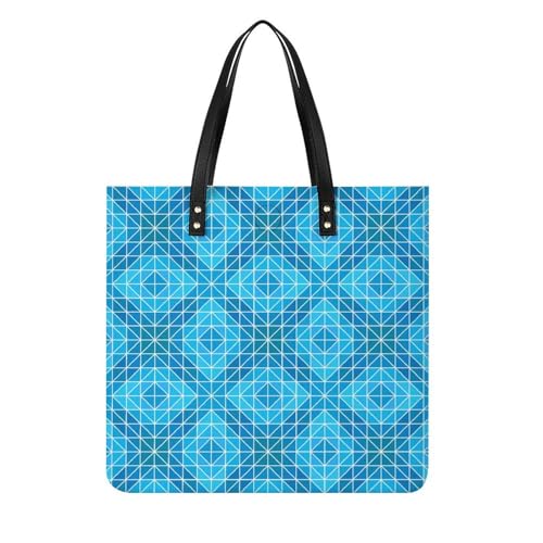 Fini le manque de place : grand tote bag de voyage bleu 39x39 cm pour femmes actives