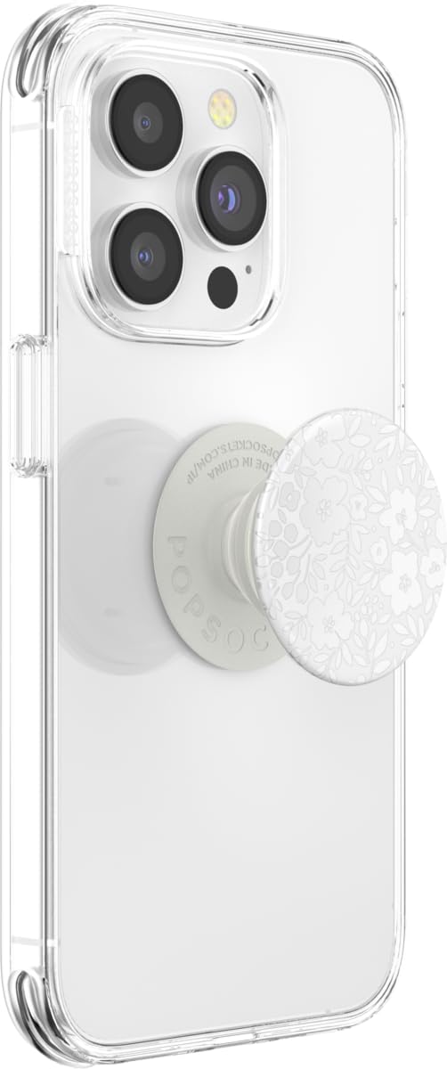 PopSockets Adhesive Phone Grip, Holder, Phone Stand, Flower - Blanc Fresh by PopSockets - Image 2