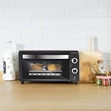 Cecotec Four de comptoir Bake&Toast 1090 Noir, 10 L, 1000 W, Minuteur 60 minutes, Température réglable jusqu'à 230ºC, plaque de cuisson, grille et une poignée avec des pinces. - 3