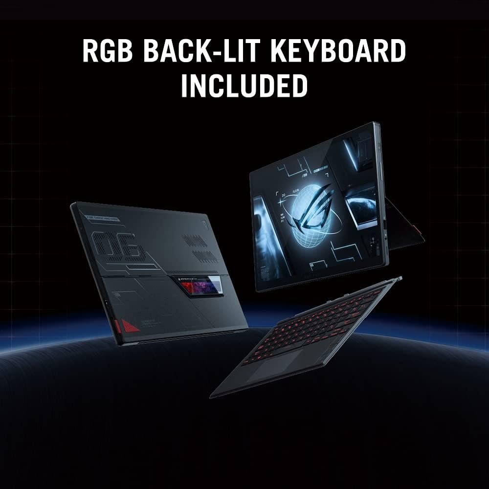 ASUS ROG Flow Z13 2022 Gaming Laptop Tablet, 13.4” 120Hz FHD+ Display, Black