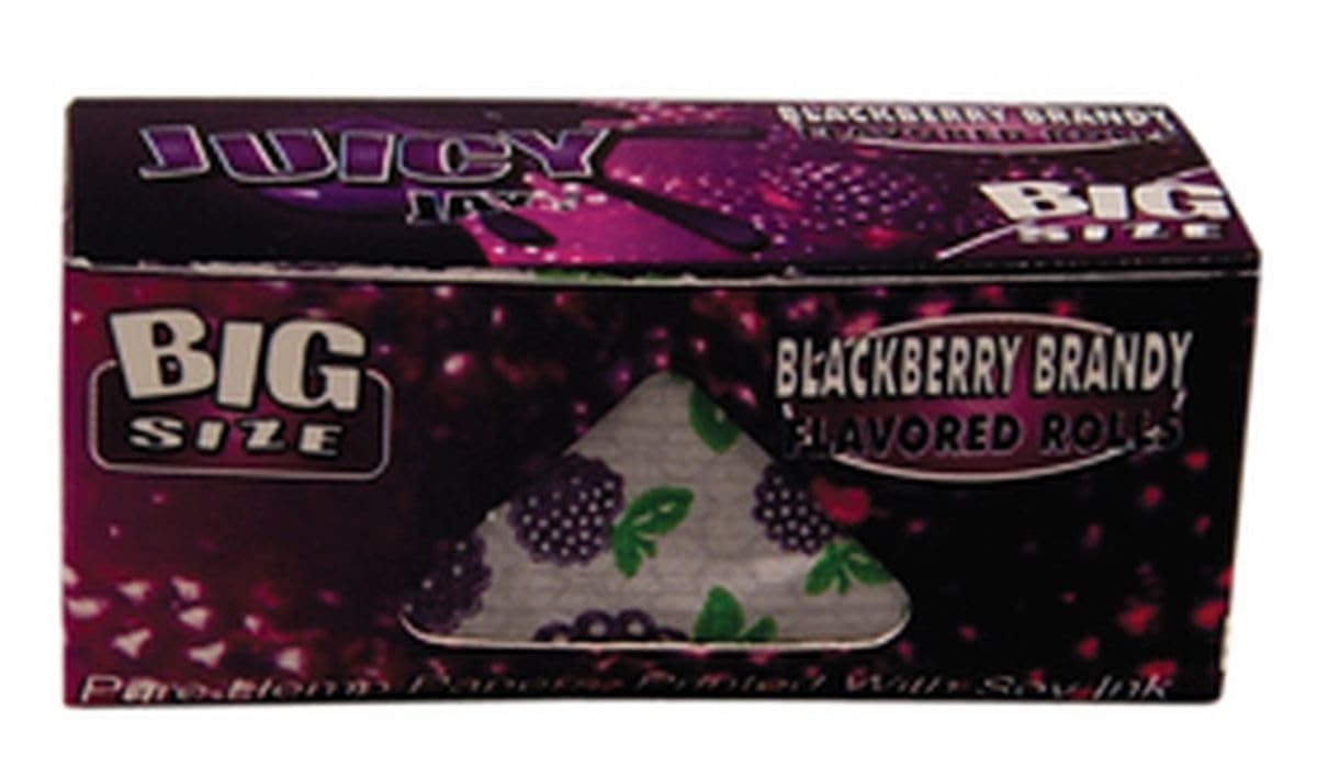 Zig Zag Juicy Jay Rolling Paper Rolls Blackberry Brandy Box Of 24