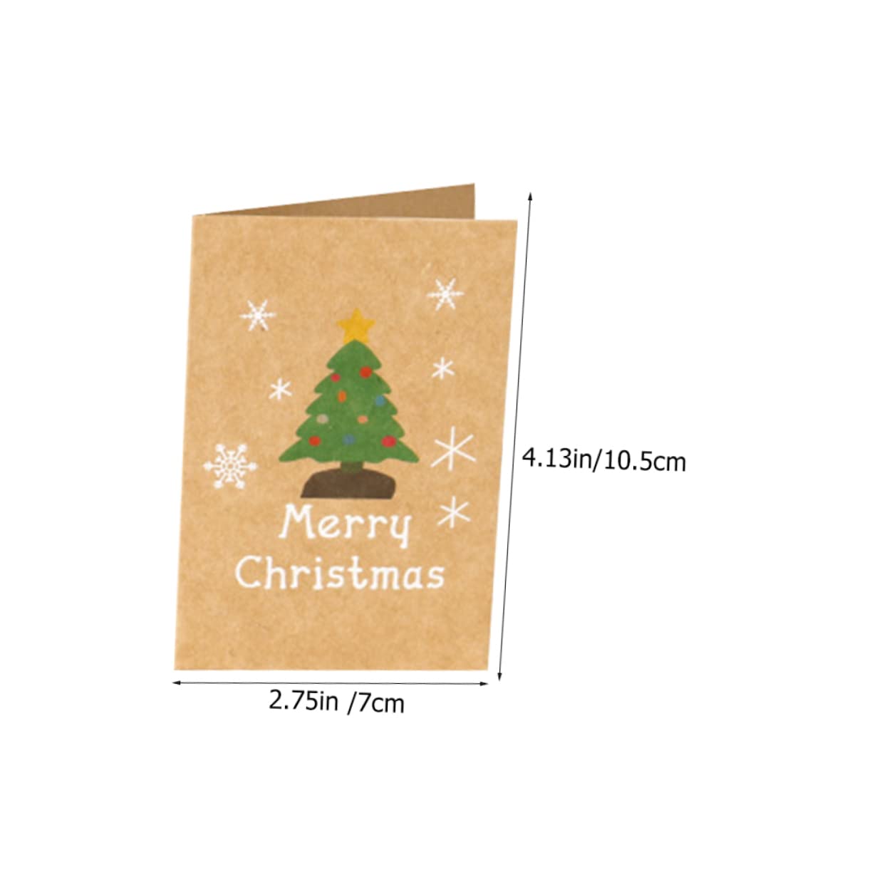 Tofficu 120sätze Merry Christmas Grußkarten Teile Mit Umschlägen Karten Und Aufklebern Hochwertige Weihnachtskarten Für Familie Und Freunde Festliche Einladungskarten Für