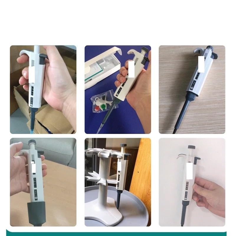 Electric Pipette, Laboratory Pipette Single Channel of Pipettes Manual Adjustable Pipettor Digital Pipette Gun(20-200μl)