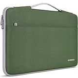 DOMISO Funda para Portatil Ordenador 15.6 Pulgadas,MacBook Pro M4 M3 M2 2025/Pro Max,Protección Bolsa para 15-16 Pulgadas Lenovo,HP,Dell,Asus Chromebook,Laptop PC Case Sleeve Con Asa,Verde Aguacate