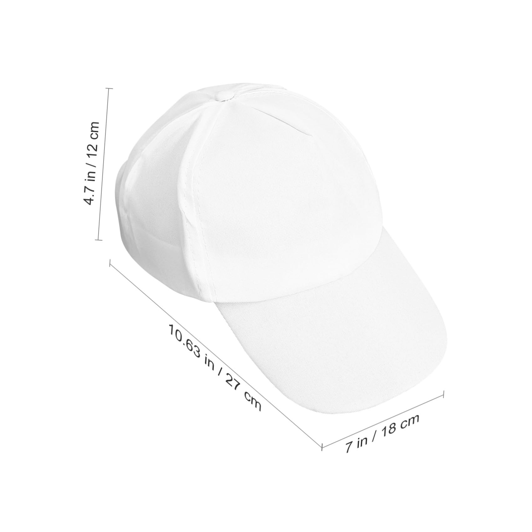 Toyvian 10 Pezzi di Cappellini da Baseball - Cappello Fai da Te per Bambini, Cappello Divertente per Graffiti da Asilo, Berretto Decorativo con Visiera, Forniture per Artigianato Fai da Te, Cinturino