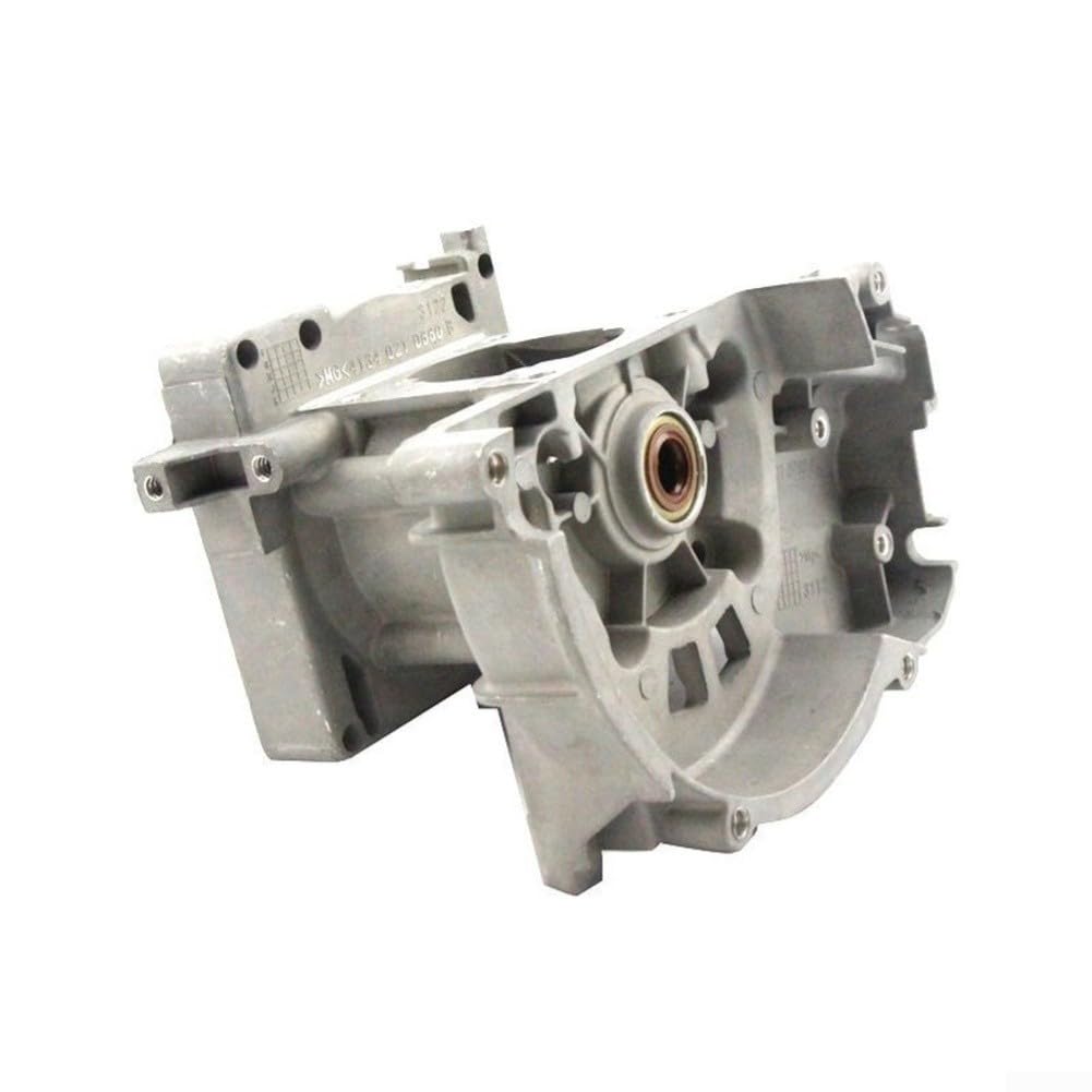Cárter de aluminio resistente para Fs120 Fs200 Fs250 desbrozadora recortadora cubierta del motor pieza de repuesto acabado gris ajuste de precisión garantiza un rendimiento fiable y un funcionamiento