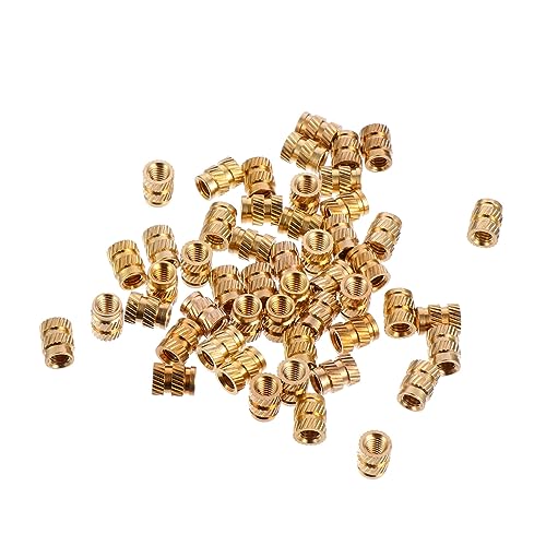 50 Pcs Brass Knurled Threaded Inserts for 3d Printed Plastic Parts