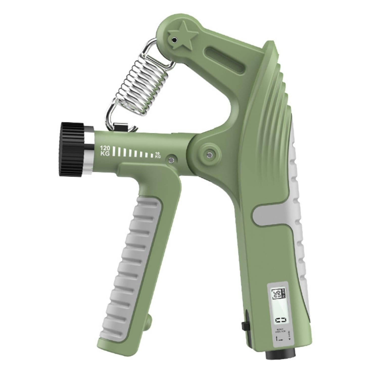 built-in counter adjustable hand gripper non-slip handle | exercise equipment | abs build | available in green | a must-have addition to your collection. | a smart choice for quality