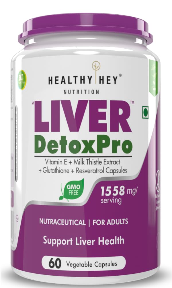 HealthyHey Nutrition Liver DetoxPro - 1058mg per serving - 60 vegetable capsules (B0BVVGZ7VW) Amazon Price History, Amazon Price Tracker