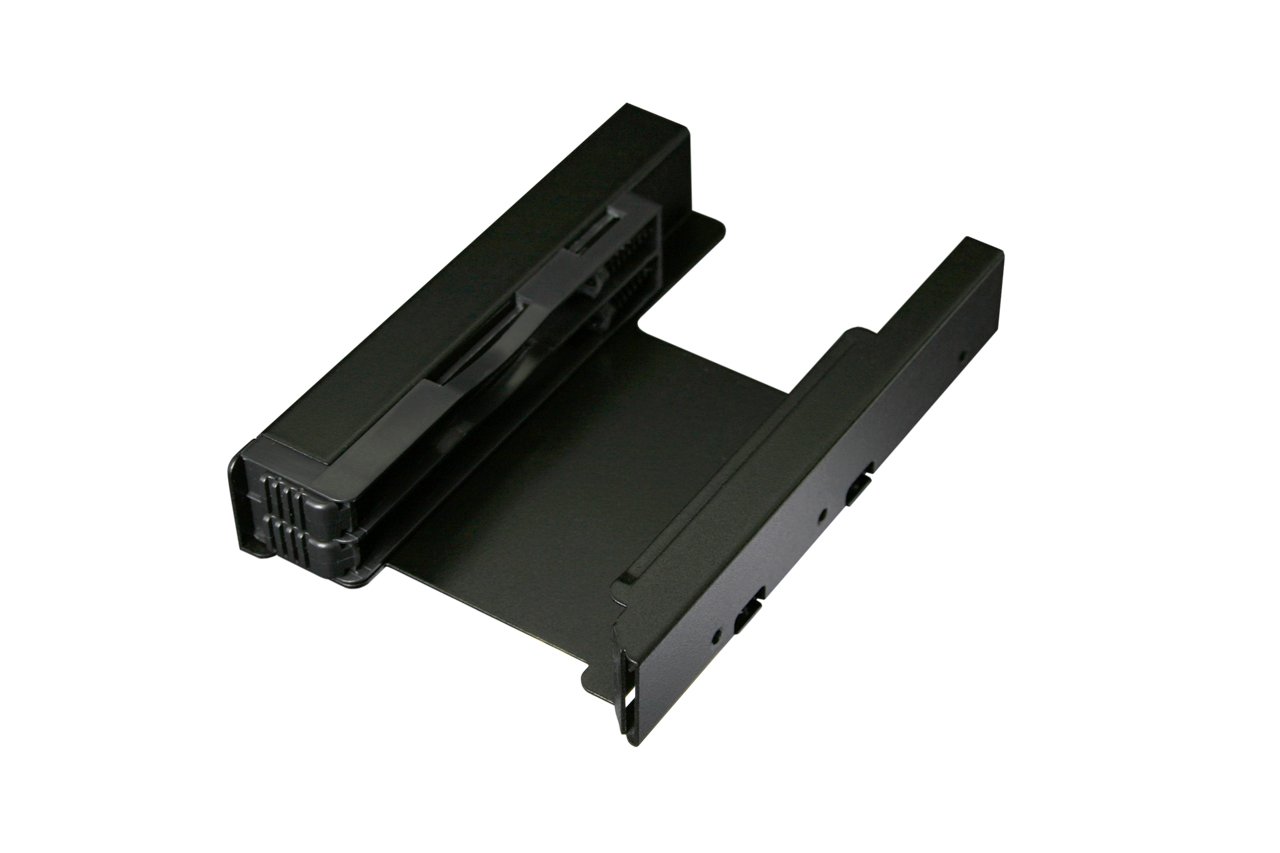 ICY DOCKTool-Less 2 Bay 2.5 Inch SSD to 3.5 Inch Dual Internal Hard Disk Drive Metal SSD Mounting Bracket | EZ-Fit PRO MB082SP
