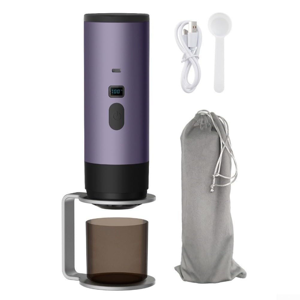 Macchina per espresso portatile 3 in 1 per batteria USB-C veloce portatile